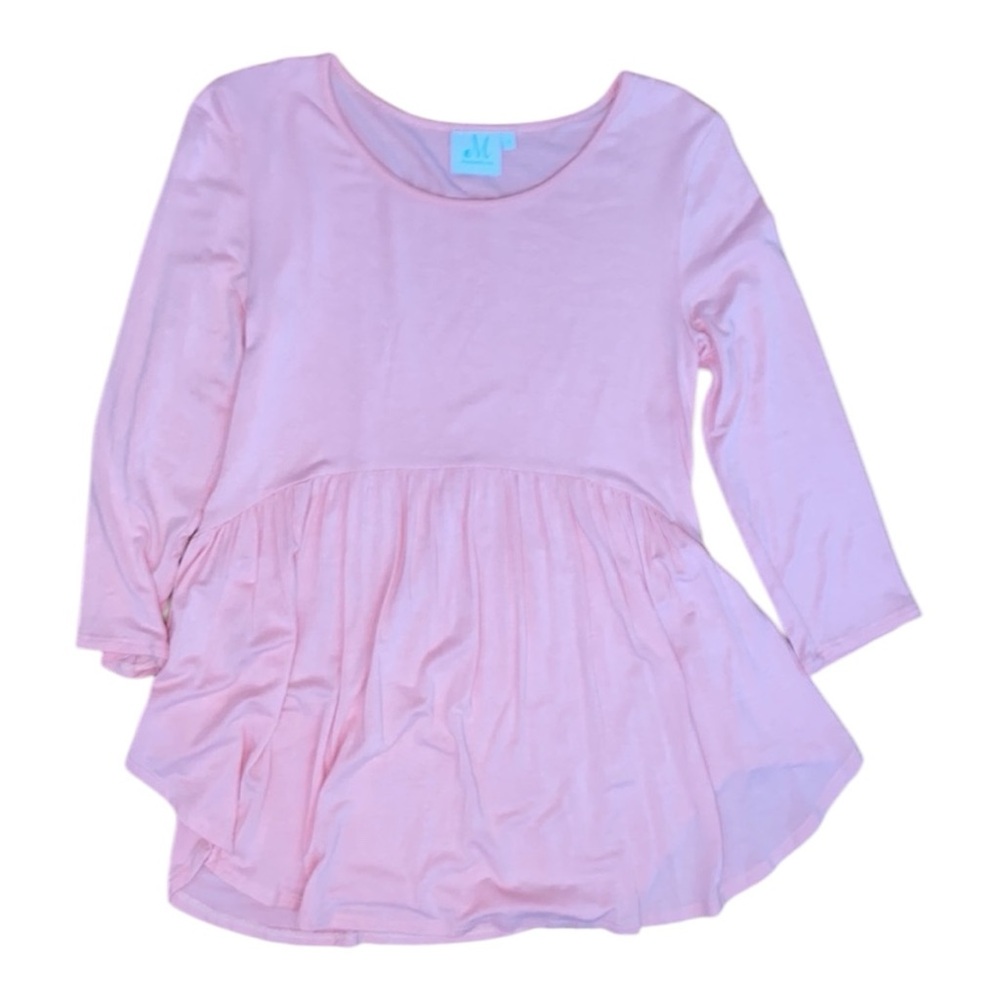 Mint Julep NWOT Small Long Sleeve Light Pink Blouse